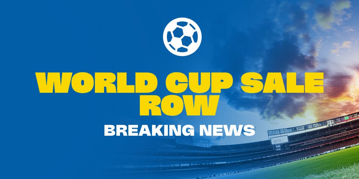 World cup sale row
